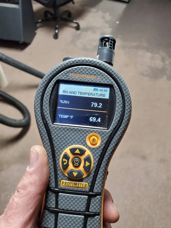 Moisture meter humidity assessment for Fire & Smoke Damage Restoration in Altamont